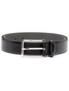 Hugo Boss 3.5cm Black Carmello Leather Belt
