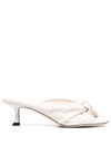 Jimmy Choo Avenue Pantoletten 50mm In Nude