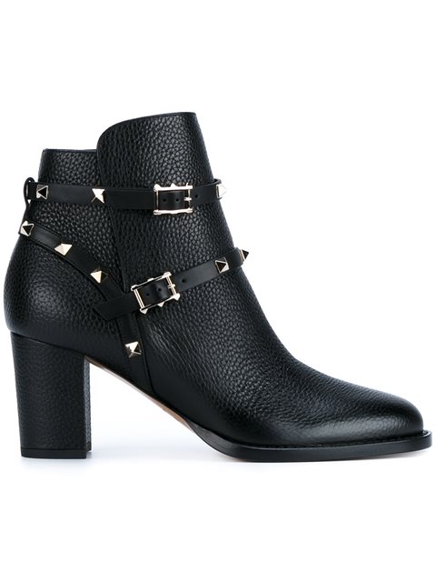 rockstud ankle boots