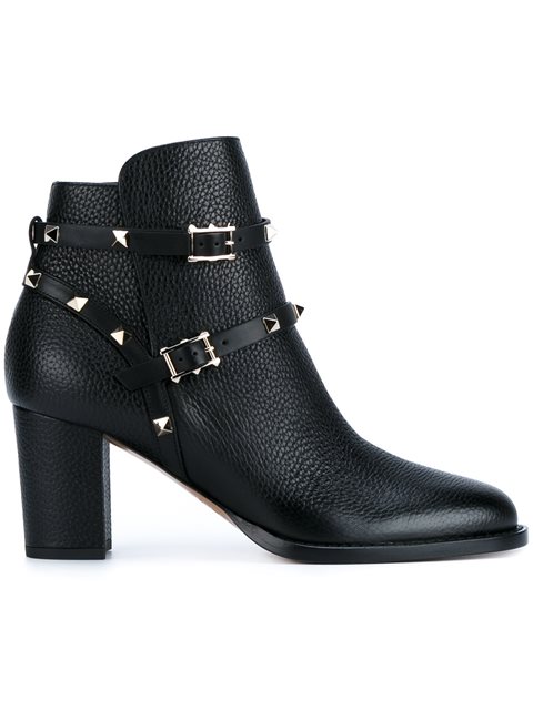 valentino rockstud ankle booties