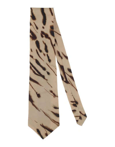 Ottod'ame Woman Ties & Bow Ties Khaki Size - Viscose In Beige