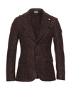 Manuel Ritz Suit Jackets In Brown
