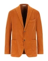 Boglioli Suit Jackets In Ocher