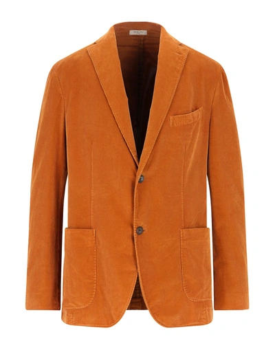 Boglioli Suit Jackets In Ocher