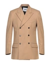 Msgm Suit Jackets In Camel