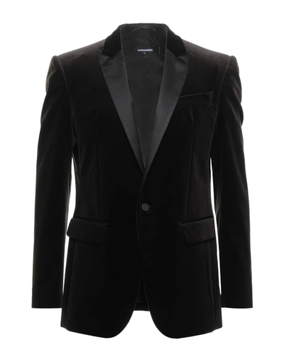 Dsquared2 Suit Jackets In Black