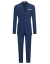 Grey Daniele Alessandrini Suits In Blue