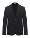 Cc Collection Corneliani Suit Jackets In Steel Grey