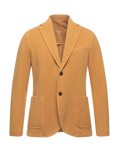 Circolo 1901 Suit Jackets In Ocher