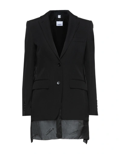 Burberry Suit Jackets In Black