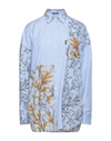 Versace Shirts In Blue
