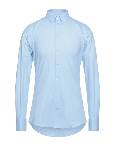 Dolce & Gabbana Shirts In Sky Blue