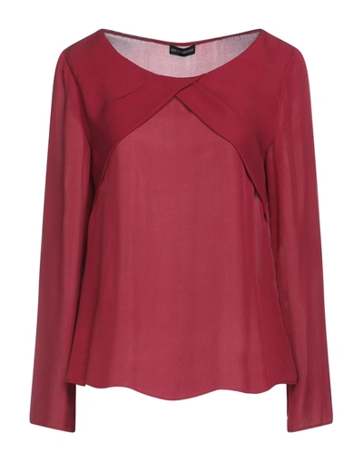 Emporio Armani Blouses In Red