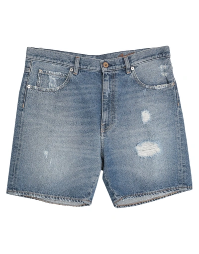 Pence Denim Shorts In Blue