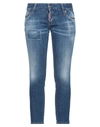Dsquared2 Denim Cropped In Blue