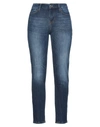 Guess Ultra Curve 5 Pocket Denim Jeans Light Denim Cotton Woman In Blue
