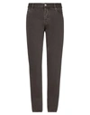 Care Label Jeans In Dark Brown
