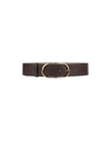 Dolce & Gabbana Oval Buckle Belt In Brown