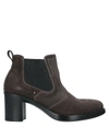 Nero Giardini Ankle Boots In Dark Brown