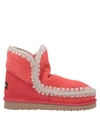 Mou Ankle Boots In Coral