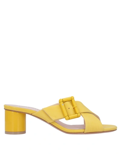 Anna Baiguera Sandals In Yellow