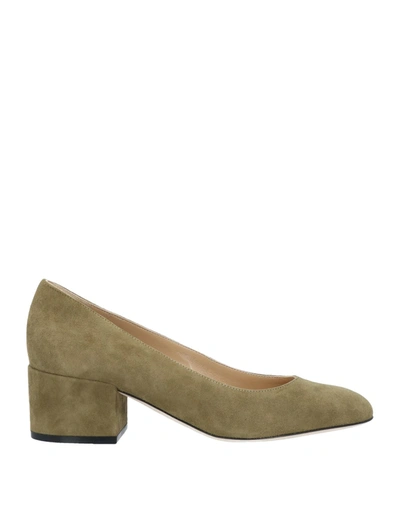 Sergio Rossi Pumps In Military Green