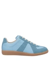 Maison Margiela Sneakers In Pastel Blue