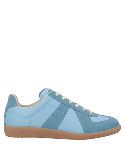 Maison Margiela Sneakers In Pastel Blue