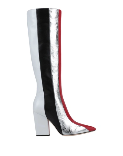 Sergio Rossi Knee Boots In Red