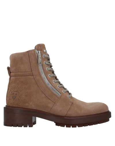 Balmain Ankle Boots In Sand