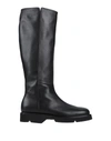 Pomme D'or Knee Boots In Black