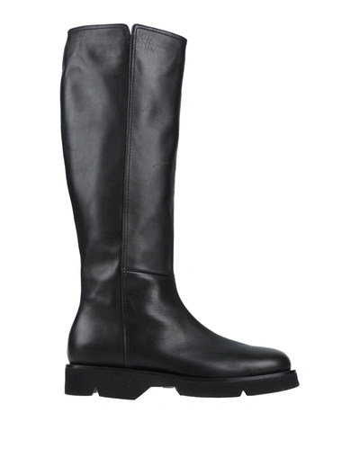 Pomme D'or Knee Boots In Black