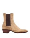 HERVE HERVE' BEAT MAN ANKLE BOOTS SAND SIZE 10 SOFT LEATHER,17078203CH 11