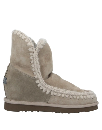 Mou Ankle Boots In Light Grey