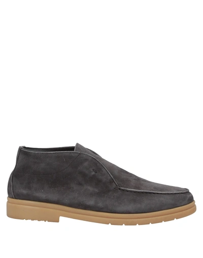 Andrea Ventura Firenze Ankle Boots In Dove Grey