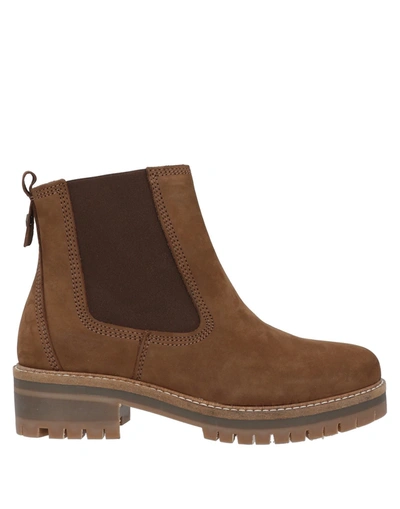 Docksteps Ankle Boots In Camel