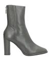 Lola Cruz Ankle Boots In Green