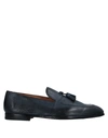 Doucal's Mens Max Flexi Leather Loafers Navy In Blue
