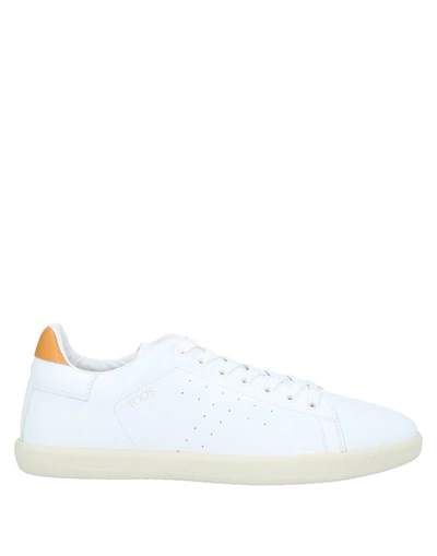 TOD'S TOD'S MAN SNEAKERS WHITE SIZE 7 LEATHER,17078706GJ 10