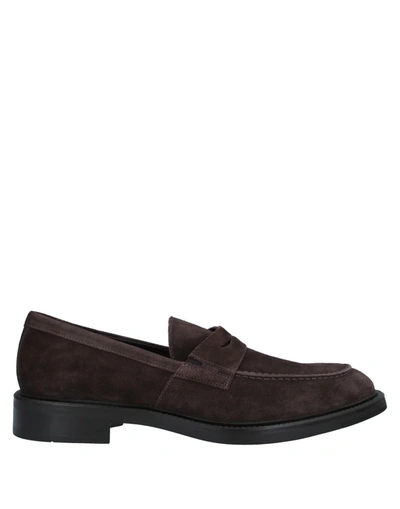 A.testoni Loafers In Dark Brown