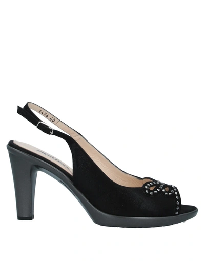 Melluso Sandals In Black