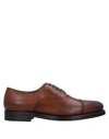 Doucal's Lace-up Shoes In Dark Brown