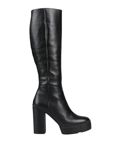 Vic Matie Knee Boots In Black