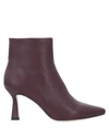 Lola Cruz Ankle Boots In Red