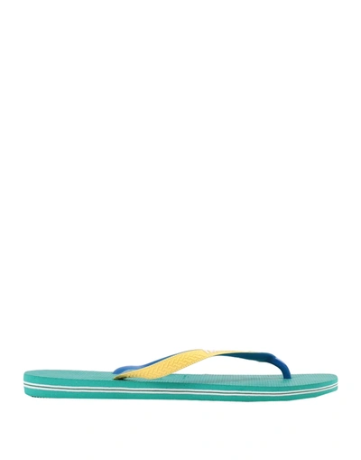 Havaianas Toe Strap Sandals In Yellow