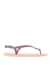 Havaianas Toe Strap Sandals In Orange