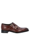 Santoni Man Loafers Brown Size 6.5 Soft Leather