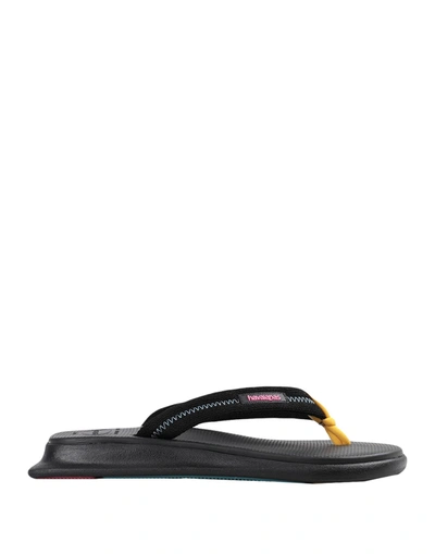 Havaianas Toe Strap Sandals In Steel Grey