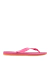 Havaianas Toe Strap Sandals In Pink Flux