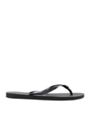 HAVAIANAS HAVAIANAS WOMAN THONG SANDAL BLACK SIZE 11/12 RUBBER,17076744TO 1